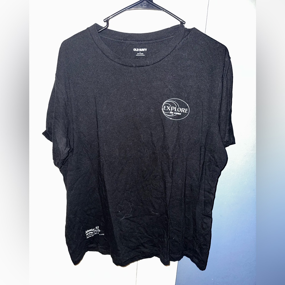 Old Navy Black Explore Tee